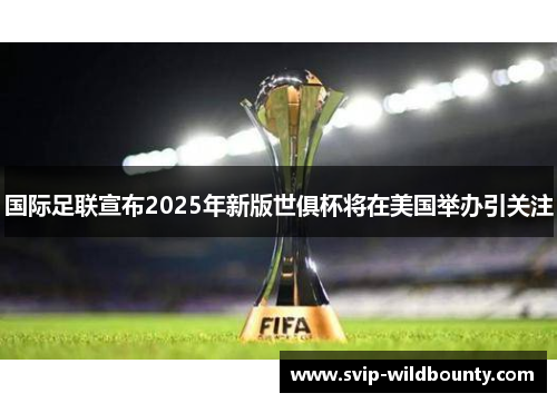 国际足联宣布2025年新版世俱杯将在美国举办引关注